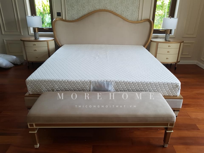 Thi công nội thất phòng ngủ sang trọng, cao cấp giúp không gian sống của gia chủ trở nên tiện nghi, thoải mái và đạt được mức độ thẩm mỹ cao.